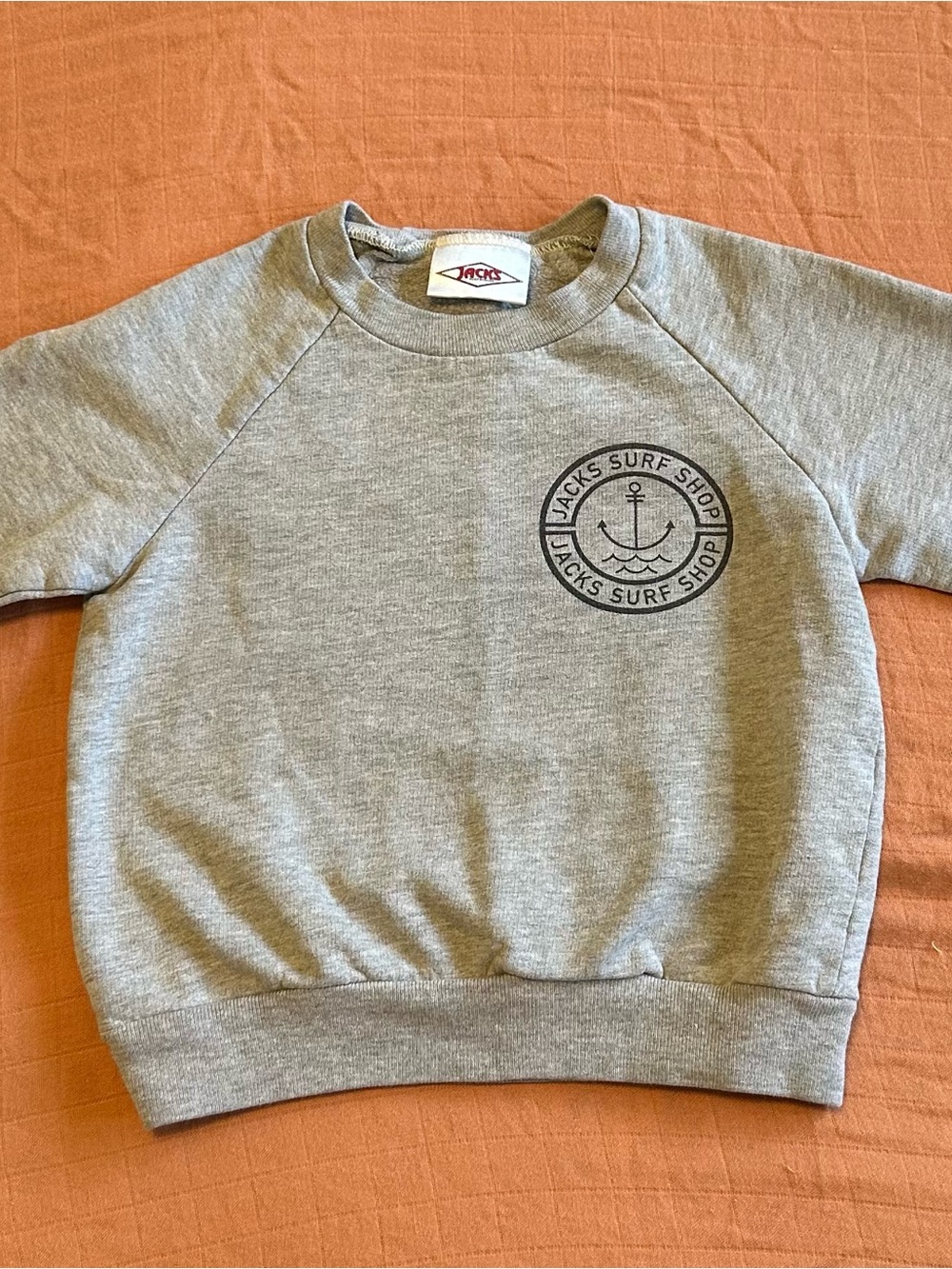 Jacks Surf Shop Kids' Gray Crewneck Sweatshirt 2T